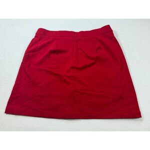 NWT Rafaella Ruby Red Comfort Stretch Skort Womens Medium Elegant (bin JJ167)